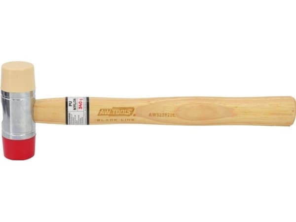 AW-Tools AWTOOLS blikkhammer, trehåndtak, 315mm, 340g, Black LINE