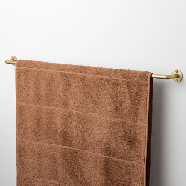 Håndklædestang 60 cm messinglook