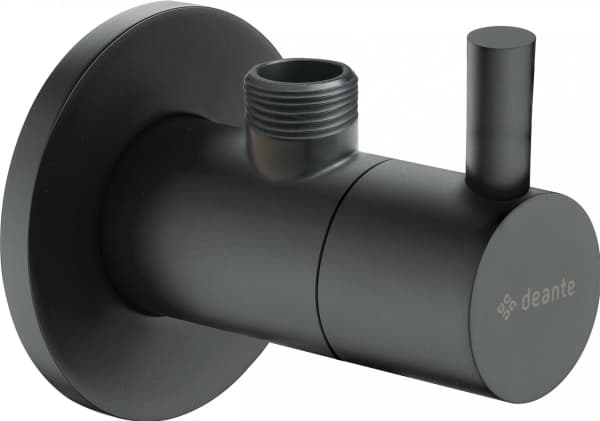 Deante Vinkelventil med keramiskt huvud 1/2" - 3/8" - rund