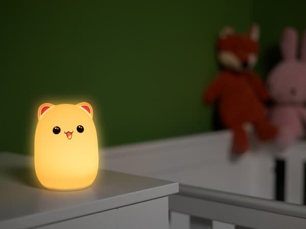 Tracer - Nattlampa - LED - 1 W - RGB-lampa - nalle - tillgänglig i olika fäger