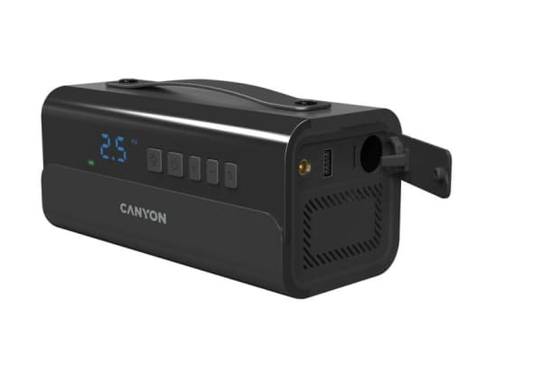 Canyon AP-118, luftpumpe, USB oppladbar elektrisk luftpumpe: Leverandørens enhetsnavn: AP-118; Batterikapasitet: 2000 mah*4 ; Arbeidsspenning: 14,8V;