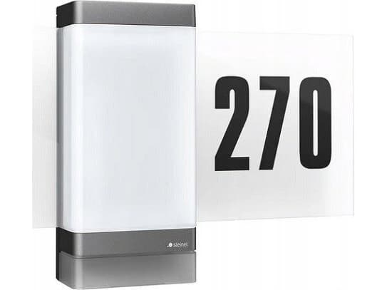Steinel LED numerisk armatur med bevegelses- og skumringssensor og Bluetooth L270 digi SC
