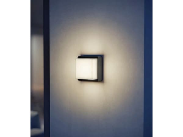 STEINEL L 845 SC, Outdoor wall lighting, Anthracite, Aluminium, Plastic, IP44, Entrance, Facade, Pathway, I