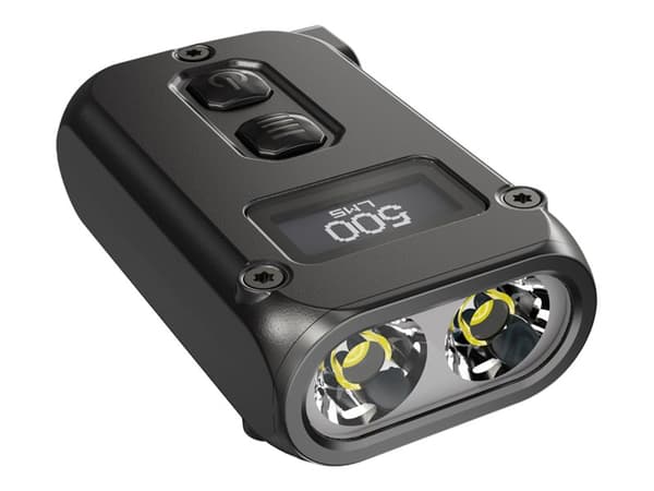 Nitecore TINI 2, Käsikokoinen taskulamppu, Musta, Polykarbonaatti (PC), Painikkeet, 1 m, IP54 musta