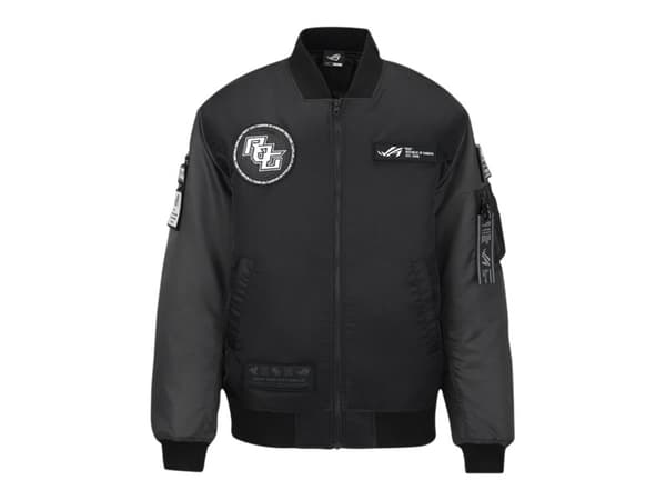 ASUS ROG Cosmic Bomber, Bomber, Mies, Aikuinen, S, SML, Musta, Harmaa