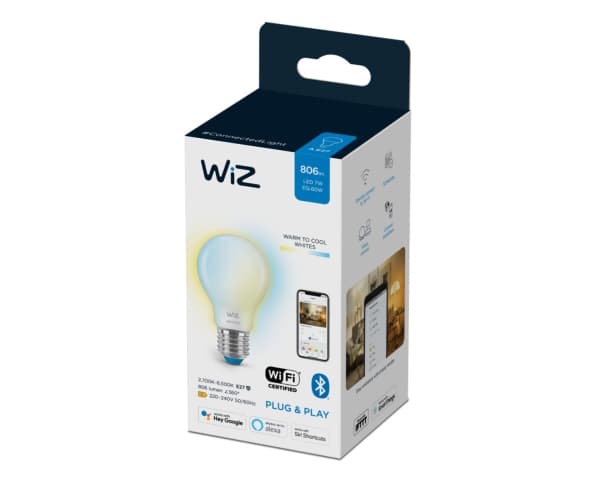 Wi-Fi BLE 60W A60 E27 927-65 FR TW 1PF/6