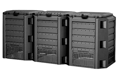 Miniatyrbilde 1 av 2: Prosperplast kompostmodul CompoGreen 1200L svart (IKSM1200C)