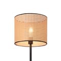Miniatyrbild 5 av 6: Golvlampa Helens 154xØ30 cm rottingkänsla beige metall [lux.pro]