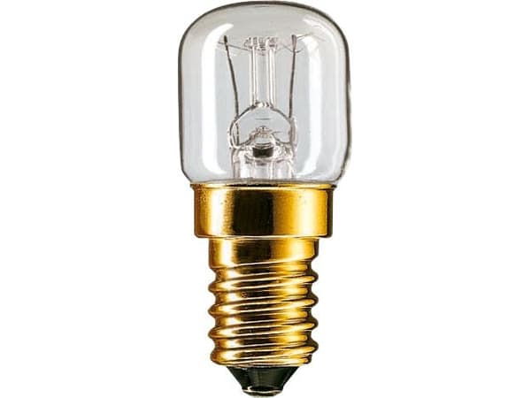 Philips Spesialfelt Glødepære til spesielle bruksområder, 15 W, E14, 1000 timer, Varm hvit, 85 lm, Husholdning