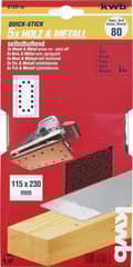 Miniatyrbillede 1 af 4: KWB slibebånd 115 x 230 mm - Korn 120 - 818912 - 5 stk.