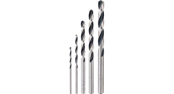 Bosch PointTeQ - pora - muoville, ei-rautametallille, valuraudalle, valuteräkselle - kierrepora - 5 kpl - 5 mm, 6 mm, 4 mm, 3 mm, 2 mm - lieriömäinen