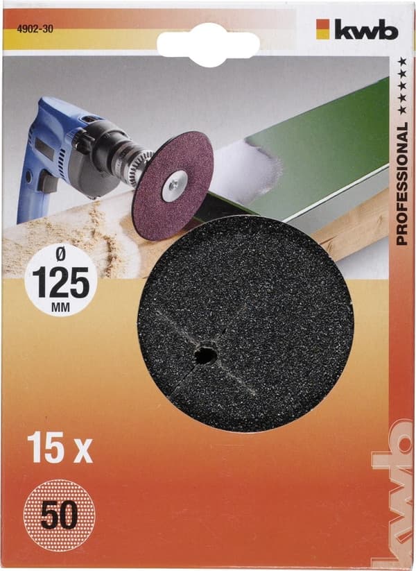 kwb Polercoat, selvklæbende Quick stick - 135 mm
