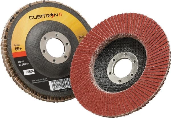 Läppälevy 967A 125mm kartiomainen P 80+ 3M