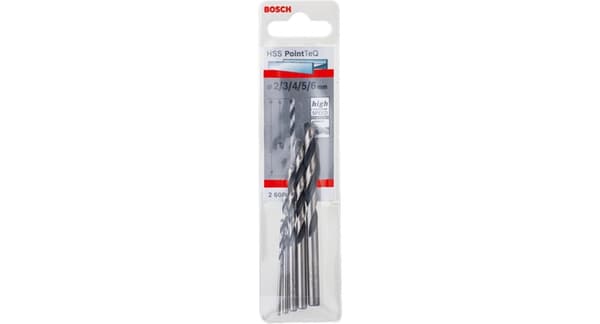 Bosch HSS PointTeQ Mini X-Line - boresæt - spiralbor - 7 stk (2608577347)