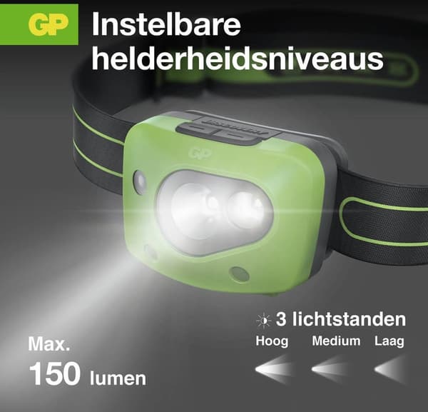GP Discovery CH43 LED ajovalaisin akkukäyttöinen 150 lm 36 h 260GPACCH43000