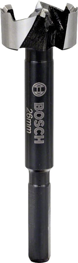 Bosch - Bor - til træ, nåletræ, hårdttræ, fineret træ, ikke-lamineret spånplade - Forstner bor - 26 mm - længde: 90 mm