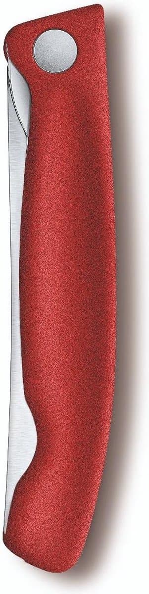 Victorinox Swiss Classic vikbar tomatkniv - 11cm - tandad - röd