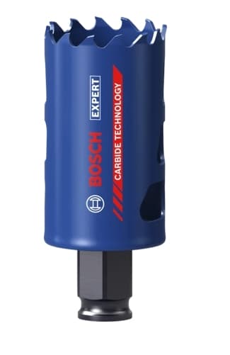 Bosch Expert Tough Material - hulsav - til plast, mursten, bløde fliser, rustfri stålplader, træ med metal - 38 mm