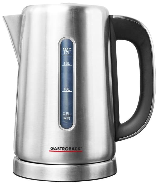 Gastroback Design Express Kedel 1,7 L 3000 W Sort - Rustfrit stål (42441)