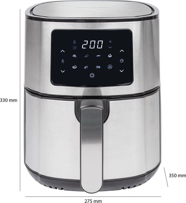 ProfiCook FR 1239 H - Varmluftfrituregryde - Airfryer - 5,5 liter - 1400W