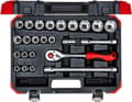 Miniatyrbillede 1 af 7: Gedore RØD R69013024 3300056 Topnøgle indsatssæt 24 dele