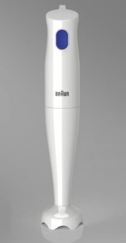 Braun MQ10.000P stavblender MultiQuick 1 ekstra let blender med EasyTwist system, 450 Watt, hvid (MQ10.000PWH)