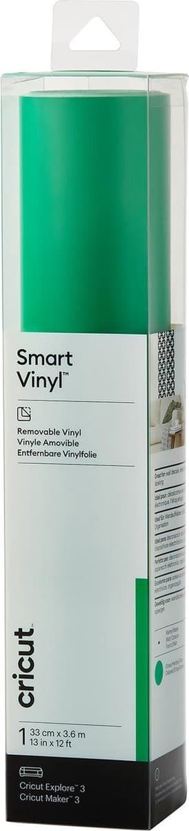 Cricut Smart Vinyl Aftagelig 33x366 cm 1 ark (græs)