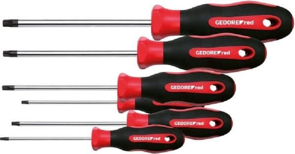 Gedore RED R38402006 6-osainen 2C ruuvimeisselisarja - Torx