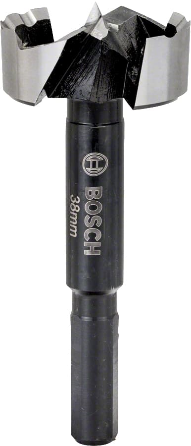 Bosch - bor - til nåletræ, hårdttræ, fineret træ, ikke-lamineret spånplade - Forstner bor - 38 mm - 3-flade skaft - længde: 90 mm