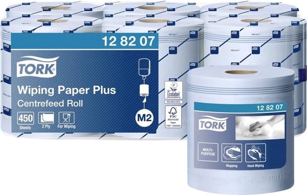 TORK 128207 Stærke universalpapirservietter blå M2