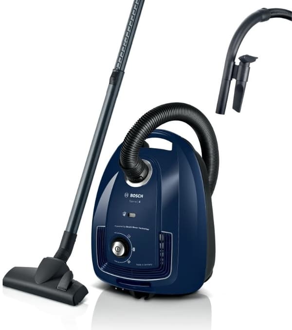Bosch Series 4 BGD38BU2 pölynimuri 4 l rumpuimuri kuiva 600 W pölypussi (BGD38BU2) Sininen