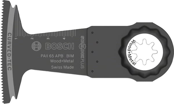 Bosch PII 65 APB - dyksavklinge - til træ, træ med søm, laminerede paneler, gipsplader, blød plast, uhærdet metal - 10 stykker - Starlock - bredde: 65