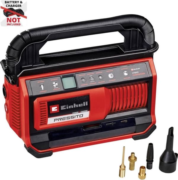 Einhell PRESSITO 18/25 Power X-Change Batterikompressor 11 bar Digital display