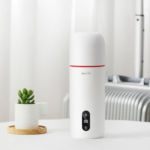 Deerma DR035S kannettava älykäs vedenkeitin - sähköinen älykäs juomapullo - kannettava vesipullo - lämpötilanäyttö - 350 ml