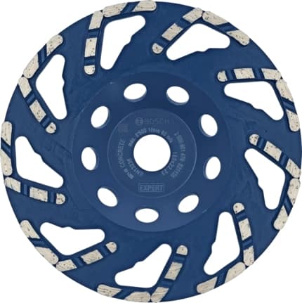 Bosch 2608901479 diamantskålskiva EXPERT Betong - Maximal hastighet vid slipning av betong! Effektiv dammsugning genom stora dammöppningar. Att slipa