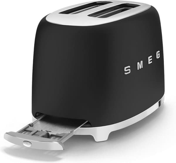 SMEG TSF01BLMEU - Leivänpaahdin - Matt Black - 2x2 - 950W - 6 tasoa