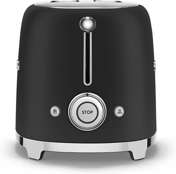 SMEG TSF01BLMEU - Leivänpaahdin - Matt Black - 2x2 - 950W - 6 tasoa