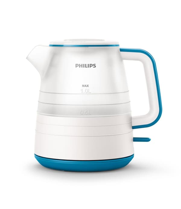 Philips HD9344/10 elkedel (gennemsigtig, 1 L, 2200 W) (HD9350/90)