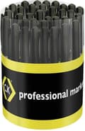 Miniatyrbillede 1 af 4: CK T1130-TUB Professionel permanent tusch, sæt med 50 stk