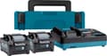 Miniatyrbillede 1 af 8: Makita batteristartersæt XGT DC40RA 2xBL4040 - 191J97-1