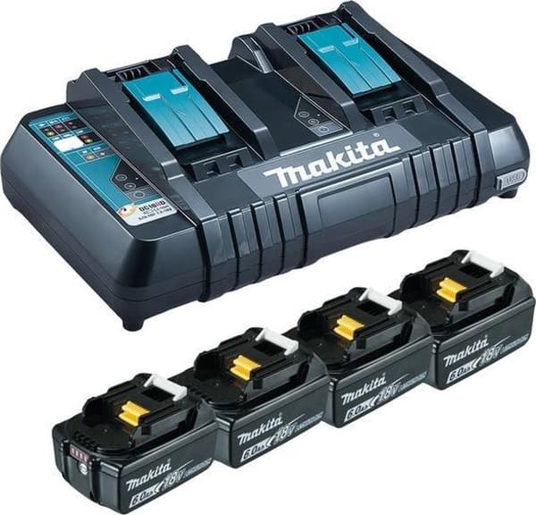 Makita 199485-6 18V Li-ion batteristartset (4x 6,0Ah)