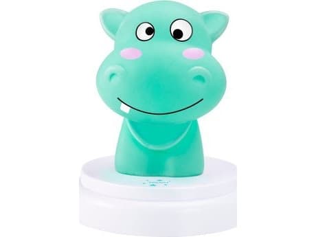Alecto silly hippo, LED, Frittstående, Gutt/Jente, Slår seg automatisk av, Batteri Blå
