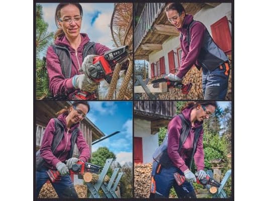 Einhell GE-PS 18/15 Li BL-Solo, Børsteløs, 12,5 cm, 4,8 m/s, 2,8 cm, Rød, Batteri - SOLO