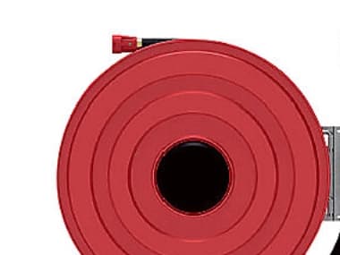 Slangevinde 1 30m 1'' sv.arm hvid