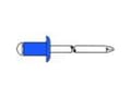 Miniatyrbilde 2 av 3: Gesipa 1454614 Blindnitter Stål Stål Stål Blindniet St/St 5x10mm Standard KS 4,0-6,0mm 500 stk