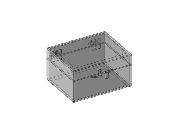 TEKO SP 2010.0 SP 2010.0 Tomt hus 56.5 x 52 x 32 Polystyrol Transparent 1 stk