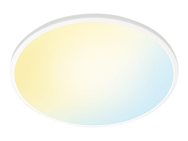 WiZ Super Slim - Taklampe - LED - 32 W - avstembar hvit - 2700-6500 K - rund - hvit