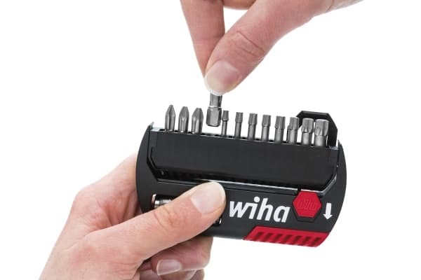 Wiha 39078, 14 stykker, Hex (metrisk), Philips, Pozidriv, Torx, PH 2, PZ 1, PZ 2, PZ 3, T15, T20, T25, T30, 3,4,5 mm