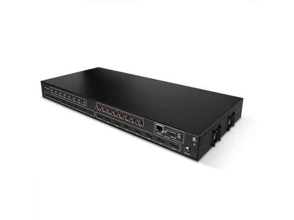 Lindy 38334, AV-matrisevelger, 3840 x 2160 piksler, 18 Gbit/s, DTS, LPCM, Sort, Metall
