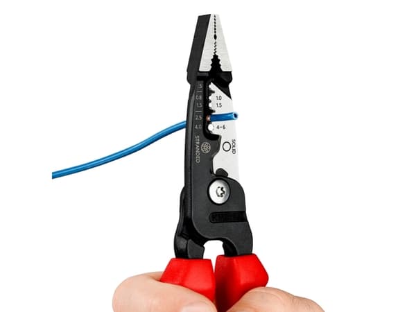 Knipex 13 72 200 ME, 296 g, Sort, Blå, Rød, Rustfritt stål